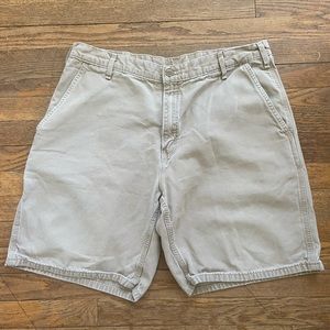 Carhartt Hamilton shorts size 34 khaki/tan. Soft